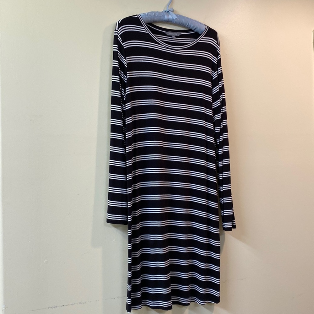 Daisy Fuentes stripe dress M